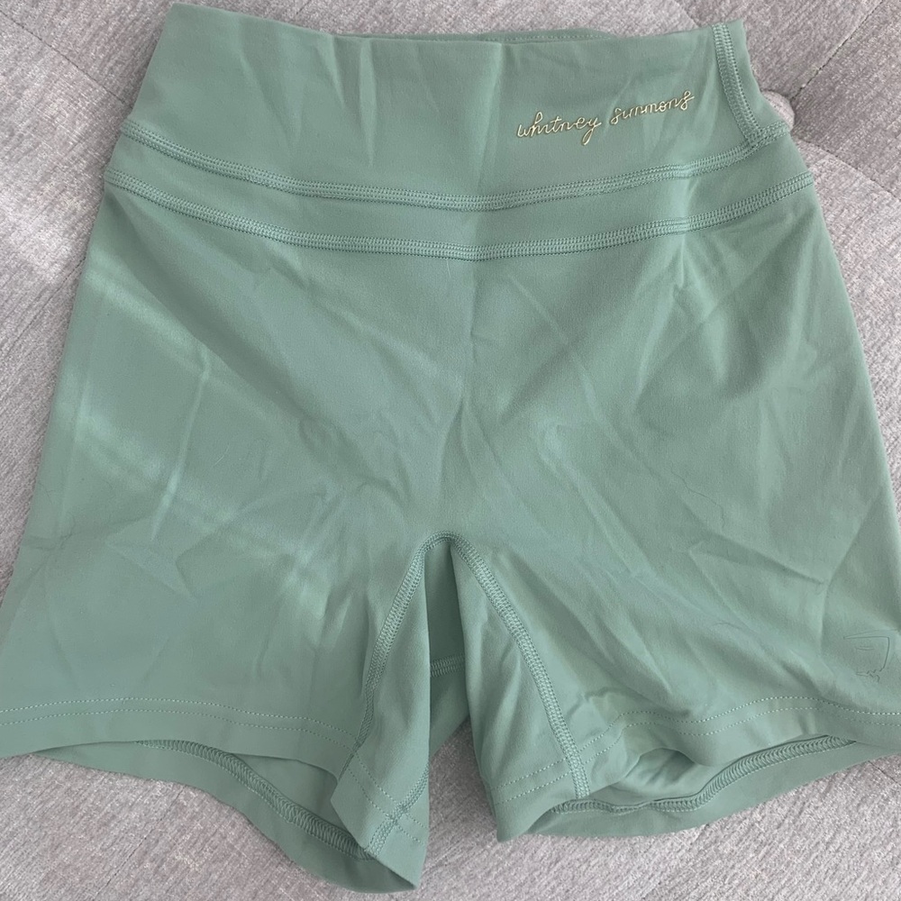 Whitney Simmons x Gymshark Green Shorts XS It’s a beautiful day to be alive